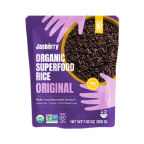 Ekologiški pilno grūdo ryžiai be glitimo Jasberry EXPRESS 200 g