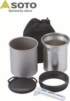 Turistinių indų rinkinys Soto Thermostack, 400 ml + 350 ml