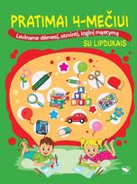 Pratimai 4-mečiui su lipdukais. Laviname dėmesį, atmintį, loginį mąstymą