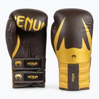 Bokso pirštinės Venum Reverso Boxing chocolate/gold