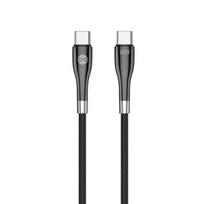Forever Sleek cable USB-C - USB-C 2,0 m 60W black