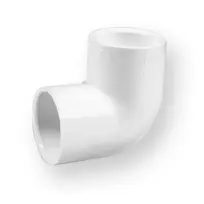 Alkūnė 406-007, PVC-U, 3/4"x90° klijuojamas vidus