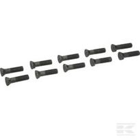 Plūgo varžtas ir veržlė M20x80, 1 antgalis DIN604 kl. 8.8 20801N