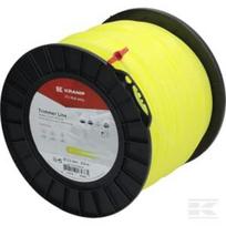 Trimerio valas Ø3,3 mm 232 m apvalus geltonas Kramp
