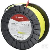 Trimerio valas Ø3,3 mm 90 m apvalus geltonas Kramp
