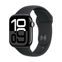 Apple Watch Series 10 4G 46mm Jet Black Aluminium Case with Sport Band Black