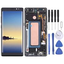 „Samsung Galaxy Note 8 SM-N950 TFT Material“ LCD ekrano skaitmeninimo įrenginio pilnas surinkimas su rėmeliu (Juoda) juoda
