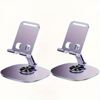 Telefono laikiklis Metalinis 360° sulankstomas telefono stovas, 2vnt-violetinė