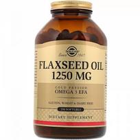 Solgar, Flaxseed Oil 1250 mg. 100 capsules