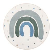 Žalios spalvos/dramblio kaulo spalvos vaikiškas kilimas ø120 cm Joyful Mint – FD