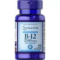 Puritan's Pride - Vitamin B-12 2500 mcg Sublingual, 100 Microlozenges