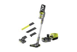 Dulkių siurblys - šluota RYOBI RSVS18-1X40GL 18 V ONE+, su akumuliatoriumi 4.0 Ah