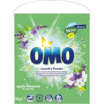 Universalūs skalbimo milteliai OMO APPLE BLOSSOM & WATER LILY, 5 kg
