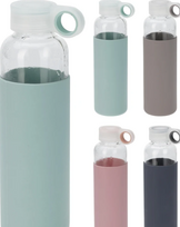 Stiklinė gertuvė PASTEL, 4 spalvų, 550 ml