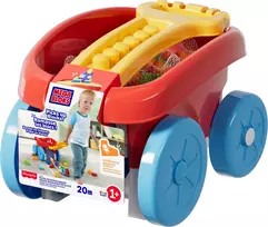 MEGA BLOKS kaladėlių rinkimo vežimėlis (JFR30)