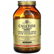 Solgar - Calcium  600 , from Oyster Shell with Vitamin D3 240 Tablets