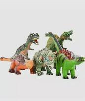 Interaktyvus dinozaurų rinkinys su garso ir šviesos efektais, 6 vnt.