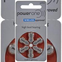 Power One P312 klausos aparato baterija (10 X 6 =60 vnt)