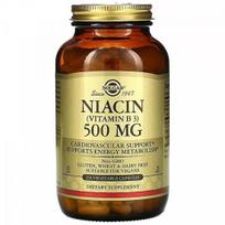 Solgar - No-Flush Niacin, 500 mg. 100 Vegetable Capsules