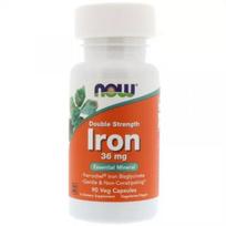 Now Foods - GELEŽIS FERROCHEL(R) 36MG, 90 VCAPS