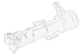 Priekinių žibintų apiplovimo purkštukas OE VW 5E0 955 965A