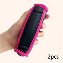 2Pcs Handle Weights Soft Dumbbells Hand Grip Aerobics with Strap Walking for Exercise Black Pink