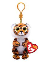 Pliušinis raktų pakabukas CLAWDIA - tiger clip