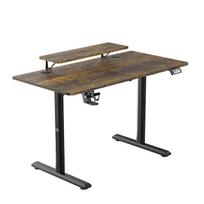 Elektrinis reguliuojamo aukščio darbo stalas, Hughlander Ultradesk, rudas