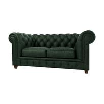 Tamsiai žalia aksomo sofa 184 cm Cambridge - Ropez