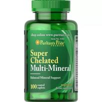 Puritan's Pride - Super chelatuotas multivitaminų kompleksas, 100 dengtų kapsulių