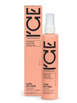 ICE PROFESSIONAL Purškiama termo apsauga garbanotiems plaukams, 100 ml