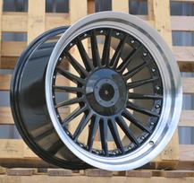 Ratlankis RACINGLINE B1803 R18x10 5x120 ET 15 CB 74.1 (Black Polished Lip) (740 kg)
