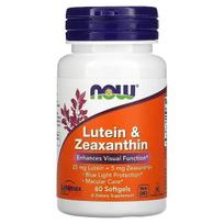 Now Foods - LUTEIN & ZEAXANTHIN 25 mg/5 mg., 60 SGELS