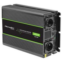 QOLTEC 51935 Pure Sine Wave Inverter Monolith / 2000W / 4000W / 12V to 230V