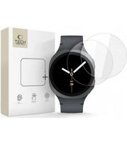 Apsauginis grūdintas stiklas Samsung Galaxy Watch 8 (44 mm) laikrodžiui "Tech-Protect Glass Fit+ 2-Pack"