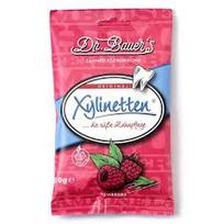 Dr.Bauer‘s ksilitolio pastilės aviečių skonio, 30 vnt.