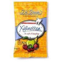 Dr.Bauer‘s ksilitolio pastilės vaisių skonio, 30 vnt.