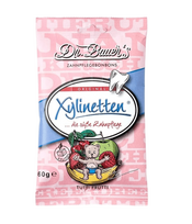 Dr.Bauer‘s ksilitolio pastilės vaisių skonio Tutti Frutti, 30 vnt.