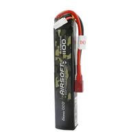 Lipo Gens ace 25C 1100mAh 3S1P 11.1V Airsoft Gun battery with T-plug, Akumulator Lipo Gens ace 25C 1100mAh 3S1P 11.1V Airsoft Gun z wtyczką T