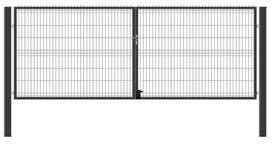 Vartai su dviem stulpais 1730x3000 mm (Ral7016)