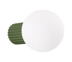 Sollux SL.1722 - Sieninis vonios šviestuvas HALO 1xG9/8W/230V IP44 žalia