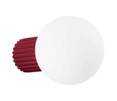 Sollux SL.1747 - Sieninis vonios šviestuvas HALO 1xG9/8W/230V IP44 raudona
