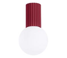 Sollux SL.1748 - Lubinis vonios šviestuvas HALO 1xG9/8W/230V IP44 raudona
