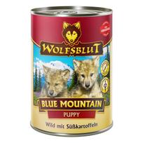 WOLFSBLUT Blue Mountain Puppy konservai šuniukams su elniena ir batatais, 395 g