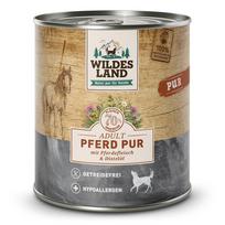 WILDES LAND PUR Adult Horse with safflower oil konservai šunims su arkliena ir aliejumi, 800g