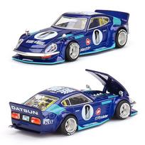 BROKUOTAS!!!   Mini GT Kaido House Modeliukas Datsun Kaido Fairlady Z, blue (yra Sandėlyje)