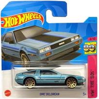 Hot Wheels Modeliukas DMC DeLorean Blue The 80& 2023 #101 Short Card