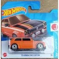 Hot Wheels Mainline Modeliukas 73 honda Civic custom orange (yra Sandėlyje)