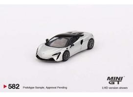 Mini GT Modeliukas 1/64 McLaren Artura, ice silver