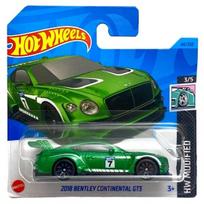 Hot Wheels Modeliukas 2018 Bentley Continental GT3 green short card (yra Sandėlyje)